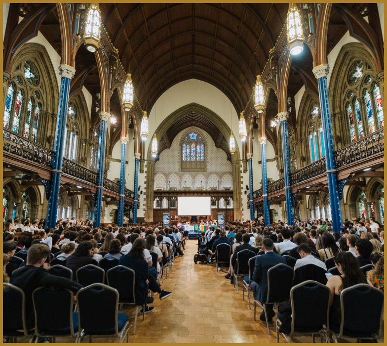 EUDC debate inside a grand hall